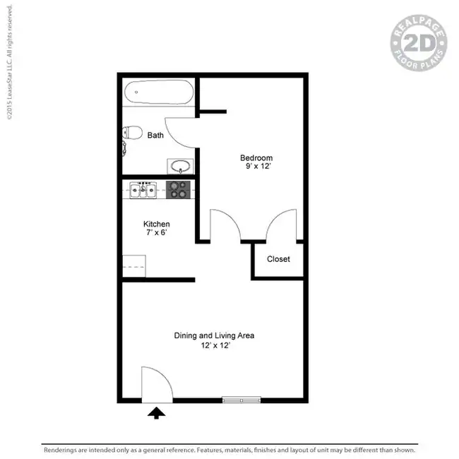 Unit AUCMTT A228 floor plan